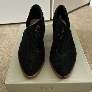 1. State Iddah Black Booties